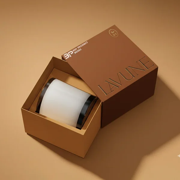 Brown Candle Boxes